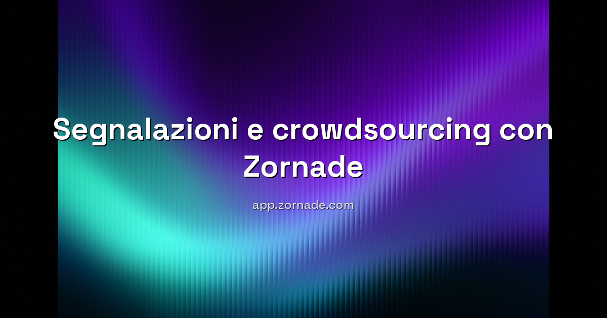 Immagine di copertina per: Segnalare frane, alluvioni e altri cambiamenti sul territorio: il monitoraggio partecipativo di Zornade