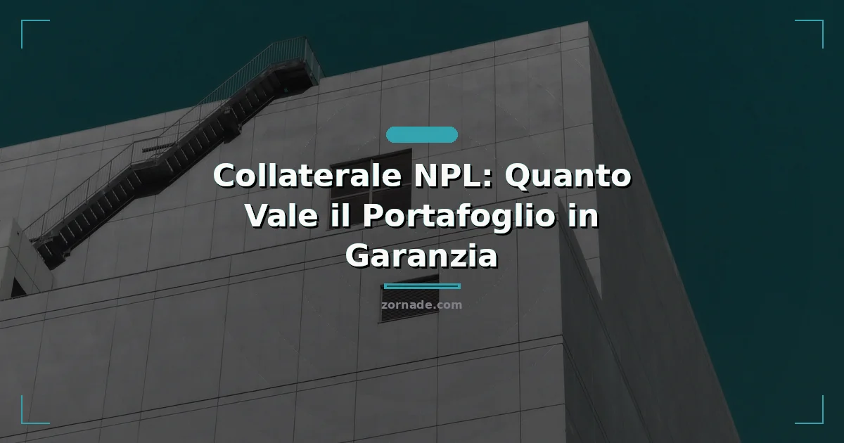 Copertina: Collaterale NPL: Quanto Vale il Portafoglio in Garanzia