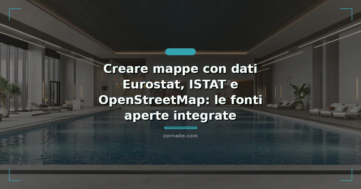 Copertina: Creare mappe con dati Eurostat, ISTAT e OpenStreetMap: le fonti aperte integrate