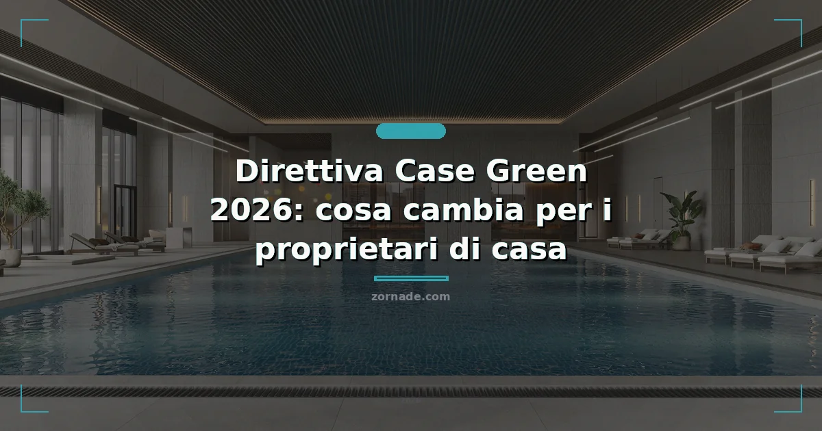 Copertina: Direttiva Case Green 2026: cosa cambia per i proprietari di casa