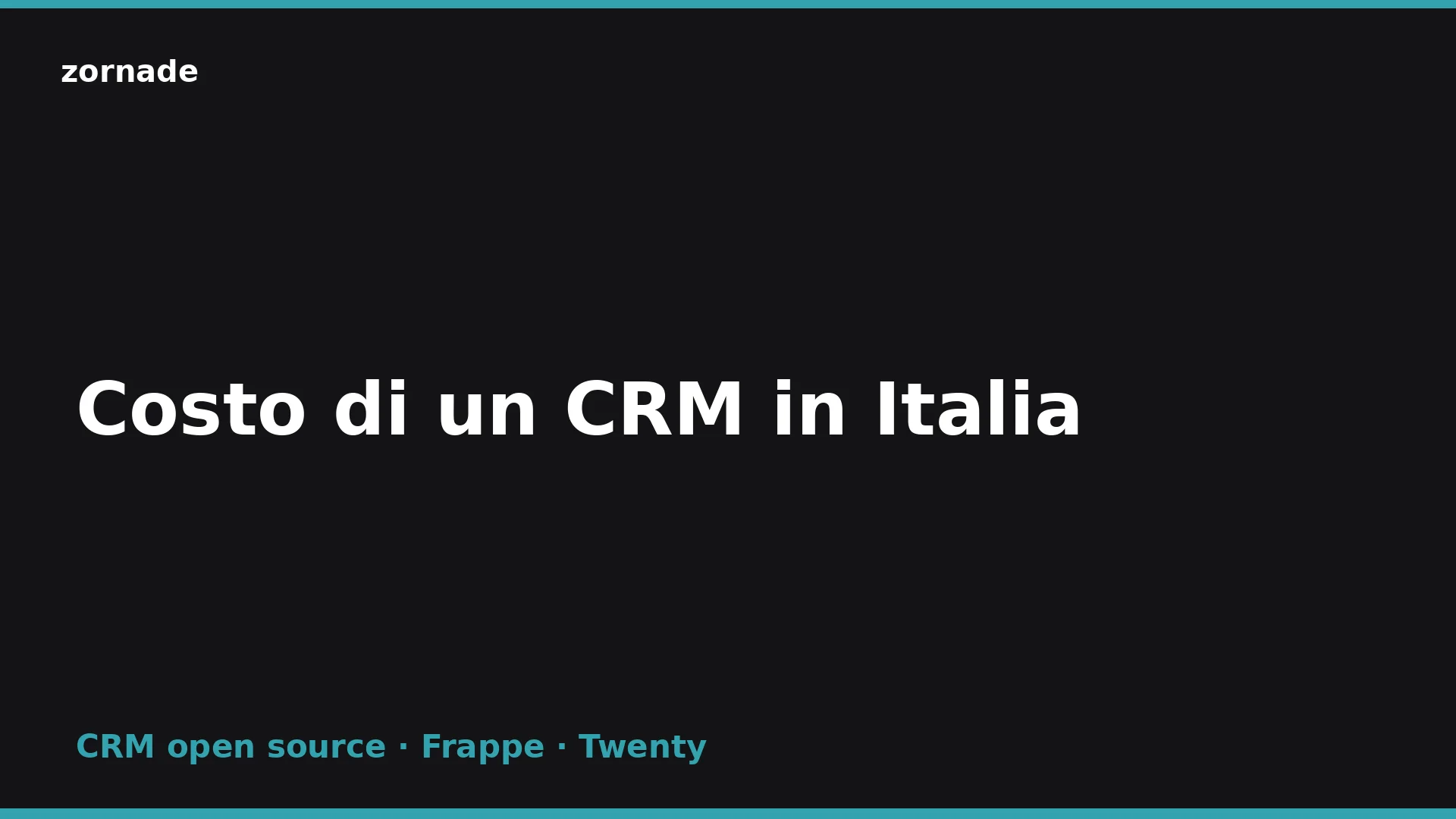 Immagine di copertina per: Quanto costa un CRM in Italia nel 2026