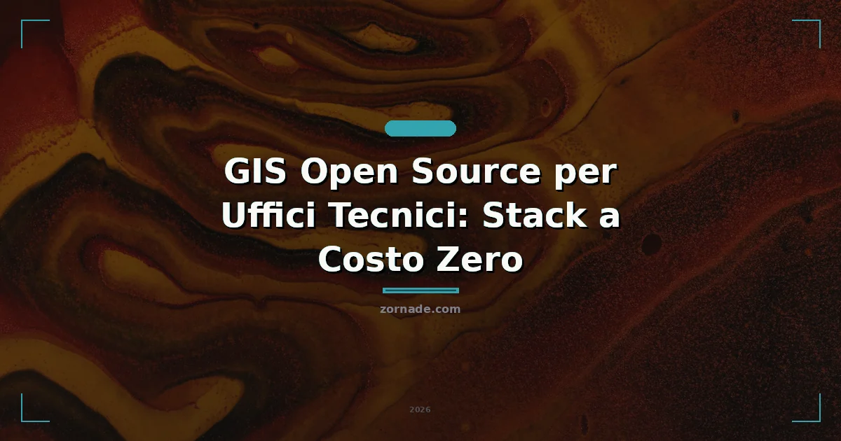 Immagine di copertina per: GIS Open Source per Uffici Tecnici: Stack a Costo Zero