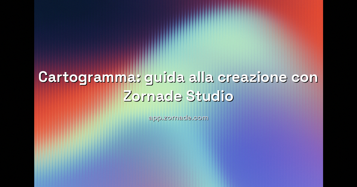Immagine di copertina per: Cartogramma: come deformare una mappa in proporzione ai dati