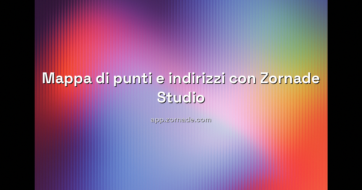 Immagine di copertina per: Creare una mappa con i tuoi indirizzi da Excel o CSV